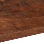 vidaXL Dessus de table 100x60x2 5cm rectangulaire bois massif récupéré