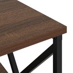 vidaXL Cabinet de chevet avec tiroir Chêne marron 41.5 x 40.5 x 55 cm