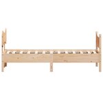vidaXL Cadre de lit sans matelas 90x200 cm bois de pin massif