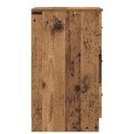 vidaXL Cabinet de chevet Bois ancien 38 x 38 x 66 cm Bois d'ingénierie