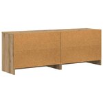 vidaXL Armoire de lit 2 Pièces Chêne artisanal 66 x 33 x 48 cm