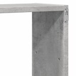 vidaXL Étagère murale gris béton 96x18x60 cm bois d'ingénierie
