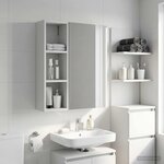 vidaXL Armoire murale de salle de bain Blanc 20 x 14 x 70 cm