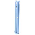 vidaXL Tente de réception pliable professionnelle 3x4 m Acier Bleu