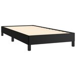 vidaXL Cadre de lit Noir 90x200 cm Similicuir