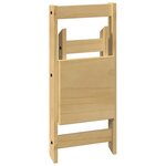 vidaXL Chaises à manger pliables lot de 4 Corona bois massif de pin