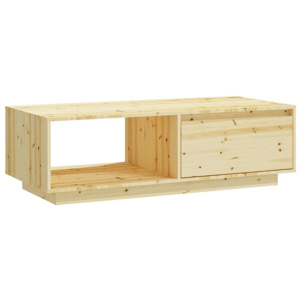 vidaXL Table basse 110x50x33 5 cm bois de sapin massif