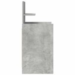 vidaXL Tables de chevet avec 2 tiroirs 2 Pièces gris béton 38x34x80 cm