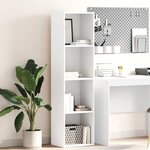 vidaXL Bibliothèque blanc 40x30x152 cm bois d'ingénierie