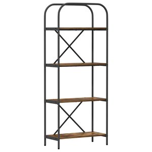 vidaXL Étagère Chêne fumé 60 x 30 x 146 cm Bois d'ingénierie