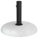 vidaXL Base de parasol pour poteaux de 37/42/52/58 mm en béton gris clair de 20 kg