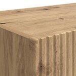 vidaXL Meuble TV mural Montage mural Chêne artisan 60 x 31 x 29.5 cm