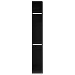 vidaXL Armoire Chêne noir 30 x 50 x 200 cm Bois d'ingénierie