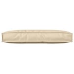 vidaXL Coussin Tissu Oxford Beige 80 x 40 x 12 cm