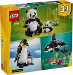 LEGO Creator - Animaux Sauvages : La Famille de Pandas (31165) - Set de Construction 3-en-1 pour Enfants de 8 Ans et Plus