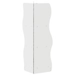 vidaXL Étagère d'angle Sonoma gris 34 x 33 x 102 cm Bois d'ingénierie