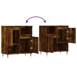 vidaXL Buffet Chêne fumé 60x35x70 cm Bois d'ingénierie