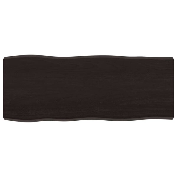 vidaXL Dessus de table bois massif traité bordure assortie