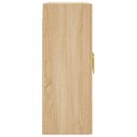 vidaXL Armoire murale chêne sonoma 69 5x34x90 cm