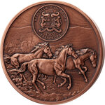 Monnaie MUSTANG Édition Cuivre 1 Kg Kilo Cuivre 1500 Francs Benin 2026 (PRÉCOMMANDE)