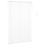 vidaXL Store Vénitien Blanc 150 x 90 cm 25 mm PVC