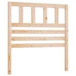 vidaXL Tête de lit 96x4x100 cm Bois massif de pin