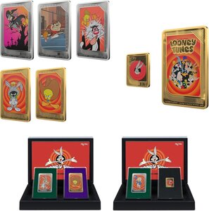 Pièce de monnaie en Argent - Or 2 Dollars - 50 Dollars - 250 Dollars g 31.1 (1 oz) Millésime 2026 Mint Trading Coins LOONEY TUNES