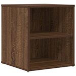 vidaXL Armoire d'angle chêne marron 160x40x45 cm bois d'ingénierie