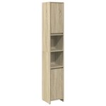 vidaXL Ensemble de meubles de salle de bain 4 Pièces chêne sonoma