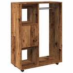 vidaXL Garde-robe vieux bois 80x40x110 cm bois d'ingénierie