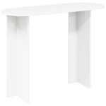 vidaXL Table console Blanc 100 x 39 5 x 75 cm Bois d'ingénierie