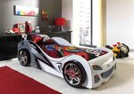 Funbeds Lit voiture Brap Brap + Matelas