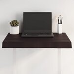vidaXL Dessus de table bois massif traité bordure assortie