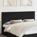 vidaXL Tête de lit Chêne noir 180 cm Bois d'ingénierie