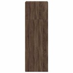vidaXL Buffet haut chêne marron 40x41x124 cm bois d'ingénierie