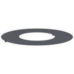 vidaXL Anneau d'arbre plat Anthracite Ø30/60 cm en acier