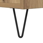 vidaXL Buffet chêne artisanal 69 5x34x90 cm bois d'ingénierie