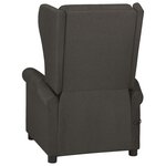 vidaXL Fauteuil inclinable Taupe Tissu