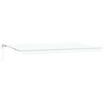 vidaXL Auvent rétractable électrique Blanc 600 × 300 cm