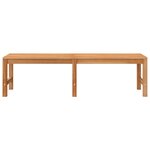 vidaXL Banc de jardin 150 cm bois de teck massif
