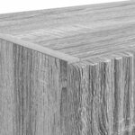 vidaXL Meuble TV mural Gris Sonoma 59 5 x 31 x 60 cm Bois d'ingénierie