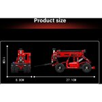Mould King 24016 - Jeu de construction de chariot télescopique
