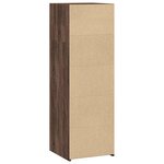 vidaXL Buffet haut chêne marron 40x41x124 cm bois d'ingénierie