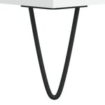 vidaXL Table basse blanc 50x46x50 cm bois d’ingénierie