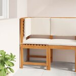 vidaXL Chaise de jardin Marron 50 x 50 x 91cm Bois d'acacia massif