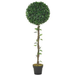 vidaXL Plante artificielle Laurier avec pot Vert 130 cm