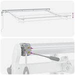 vidaXL Cadre de Store Électrique Rétractable 3x2 cm Métal