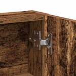 vidaXL Coiffeuse Bois Ancien 80 x 35 x 132 cm Bois d'ingénierie