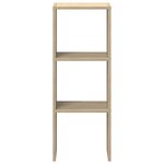vidaXL Bibliothèque empilable chêne sonoma 30x30x80 cm bois ingénierie