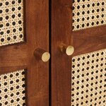 vidaXL Buffet Marron 60 x 33.5 x 75 cm bois de manguier massif